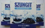 Szungit naturalny filtr wody Granulacja S 500g